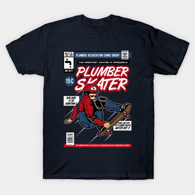 The Plumber T-Shirt by Dark Planet Tees